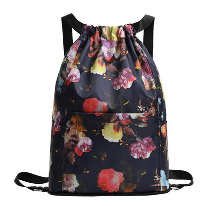 🔥Drawstring Foldable Large Capacity Travel Sports Backpack