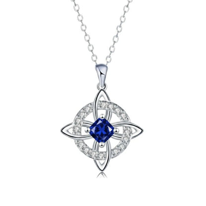 Mystical Birthstone Witches Knot Necklace – Natural Crystal 🔮💞Protect Your Loved Ones