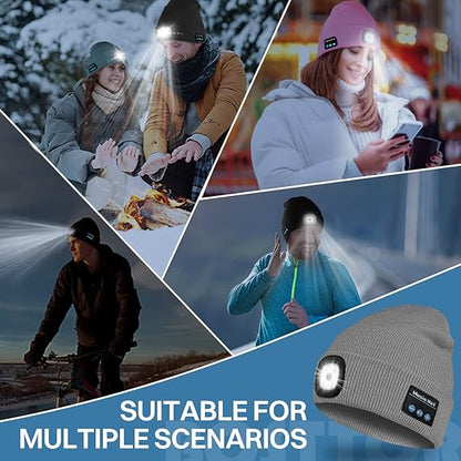 🔥🎄LED Bluetooth Beanie