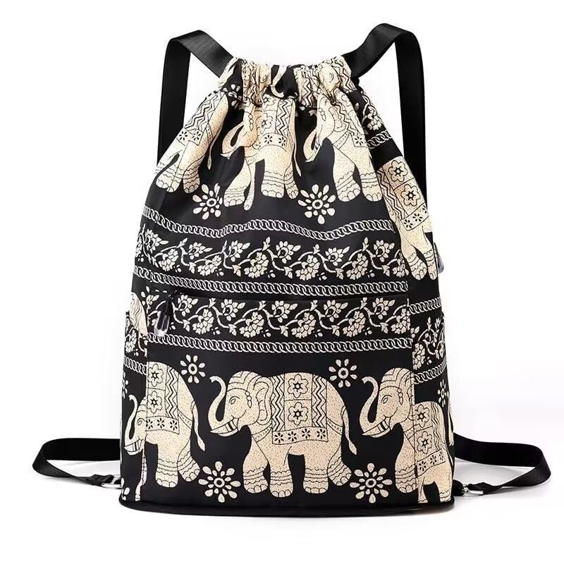 🔥Drawstring Foldable Large Capacity Travel Sports Backpack
