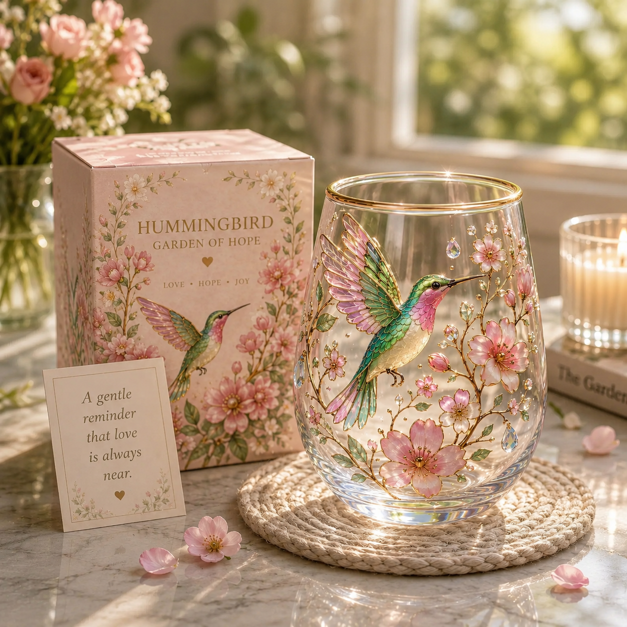 🔥LAST DAY 50% OFF - 🌸🌿 Limited Edition 2026 Garden Morning Bliss Glass Tea Cup☀️☕