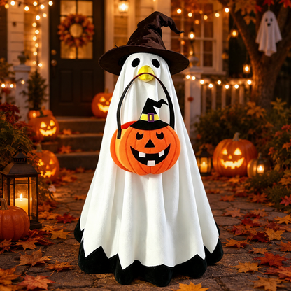 Porch Goose Halloween Series Outfits - Suit For 23 Inches Goose Statue