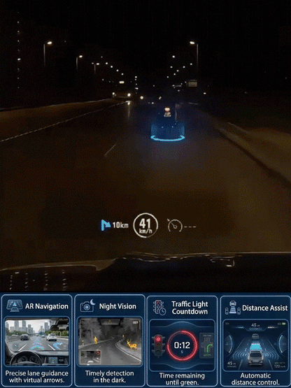 ⚡Hot Sales 51% OFF🔥Head-Up Display (HUD) Car GPS Digital Speedometer