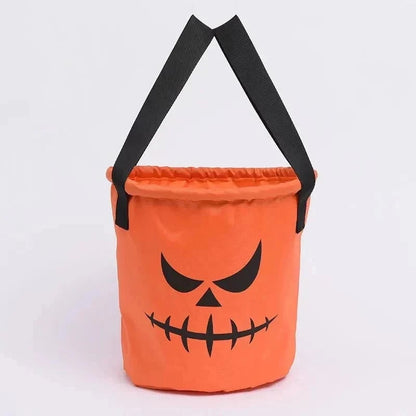 👻 Glow-in-the-Dark Halloween LED Candy Basket  Bags🎃5 Pack Pumpkin Trick or Treat Bags with Glow Lights for Kids, Parties & Halloween Decorations