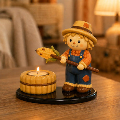 🔥LAST DAY 51% OFF🍂👻Halloween Campfire Tealight Holder ✨– Cozy Spooky Tabletop Décor