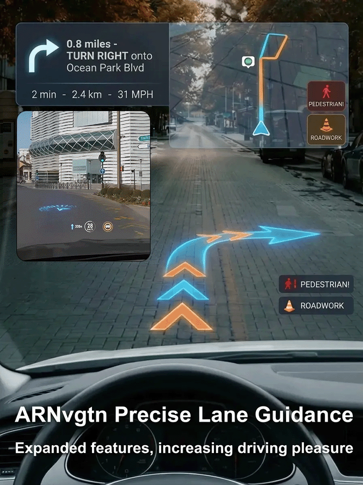 ⚡Hot Sales 51% OFF🔥Head-Up Display (HUD) Car GPS Digital Speedometer