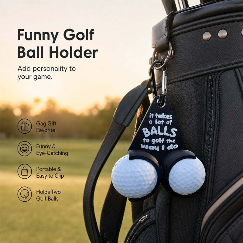 Golf Ball Holder Funny Golf Gifts Golf Ball Holder Golfer Gifts
