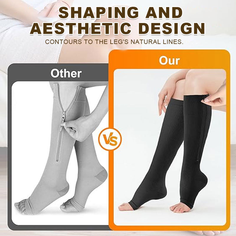 🏃‍♂️ Sports Zipper Socks – Comfort, Support & Easy On/Off