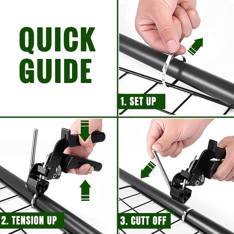 ⚡ Stainless Steel Cable Tie Tool | Fast Tightening & Cutting Gun