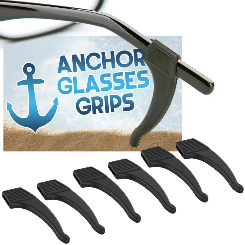 Anti-slip ear hooks helping eyeglasses stay in place