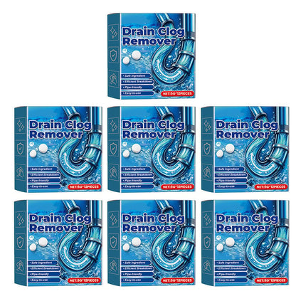 Fast Dissolve Drain Clog Remover Tablets Household Pipe Deodorant Cleaner