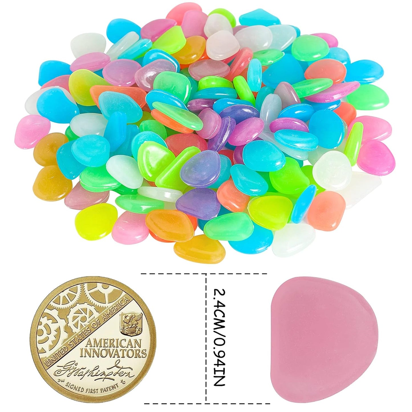 🔥 Limited Stock-50% OFF 🌟Luminous Stones – Mixed Color Glow Stones
