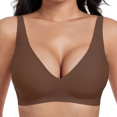 Seamless Wireless Full-Coverage Bra
