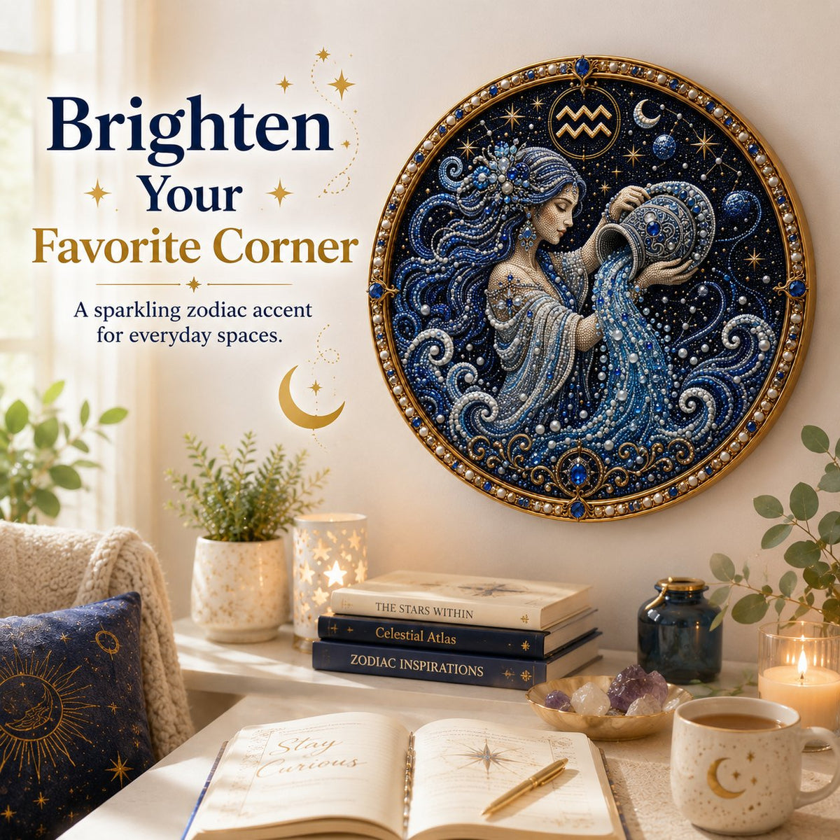 🔥 Last Day 49% OFF - 💎 12 Zodiac Signs Pearl Art Kit ♈💫 Bring Every Zodiac Sign to Life with Pearls