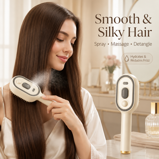 ✨ Spray Air Cushion Electric Scalp Massage Comb