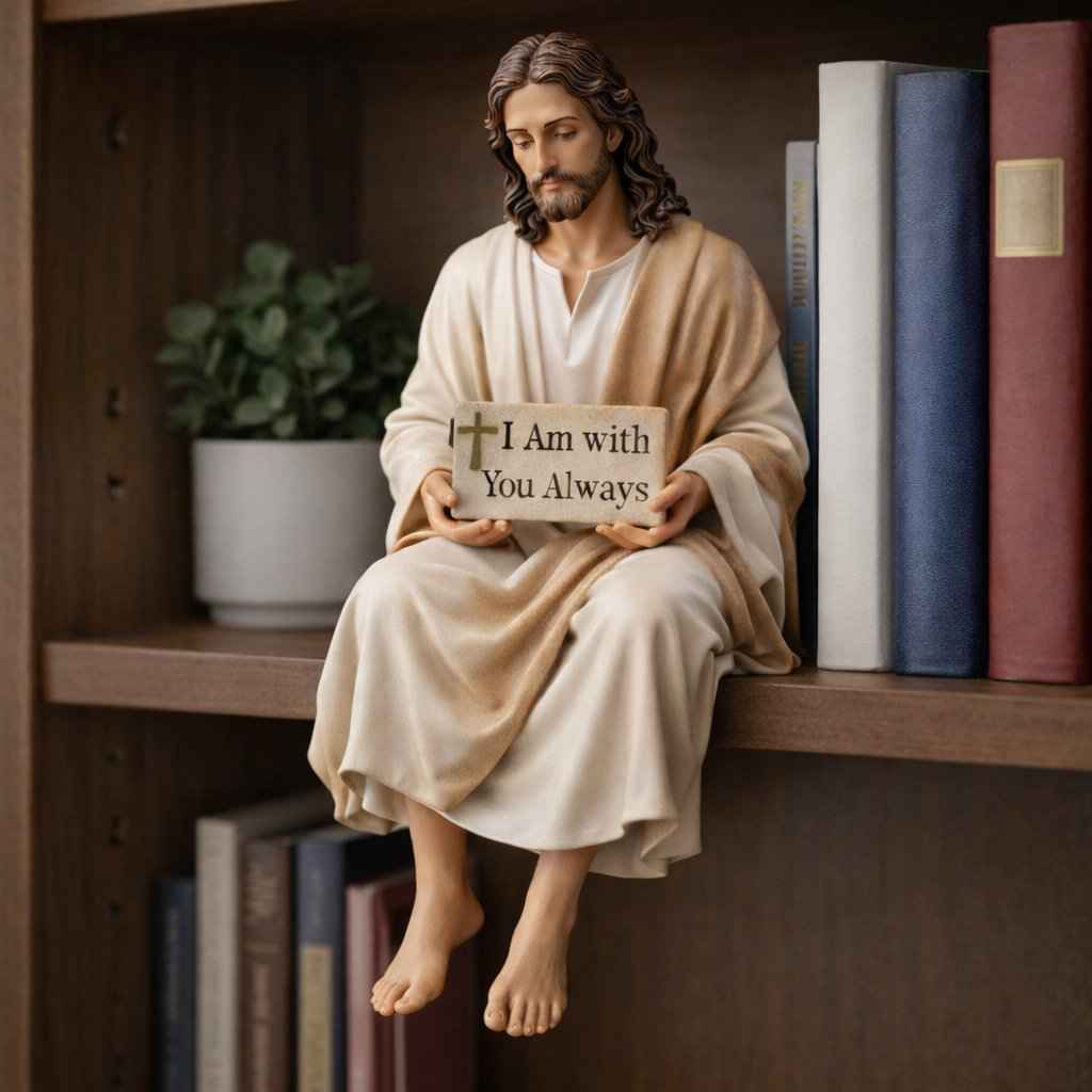 🔥Hot Sale 50% OFF -✨Handcrafted Jesus Figurine✝️Serene Desk Companion🙏