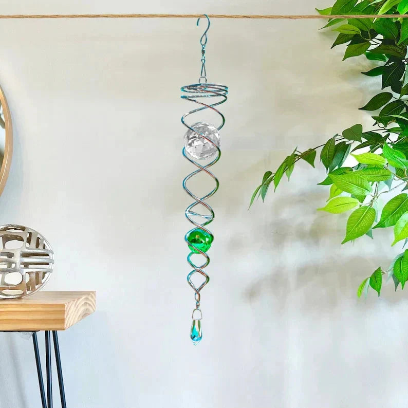 🔥 Last Day Sale Price |✨ Sacred Journey Spiral Crystal (12 inches Length)