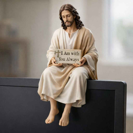 🔥Hot Sale 50% OFF -✨Handcrafted Jesus Figurine✝️Serene Desk Companion🙏