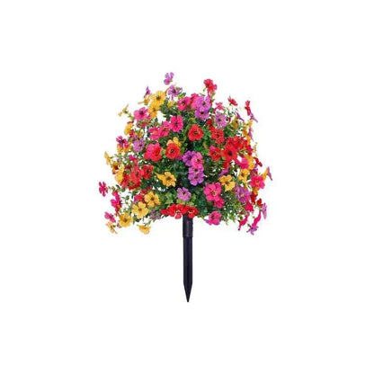 🌼 Artificial Daisy Flowers with Eucalyptus Leaves | Outdoor Indoor Decor