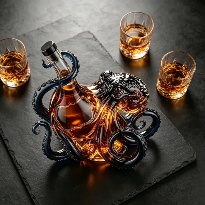 🎁 Father’s Day 49% OFF –  3D Octopus Bottle 🐙🥃