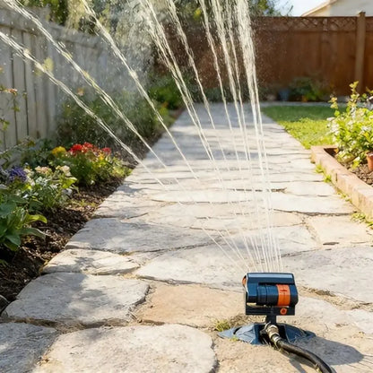 Adjustable Oscillating Sprinkler Wide Coverage