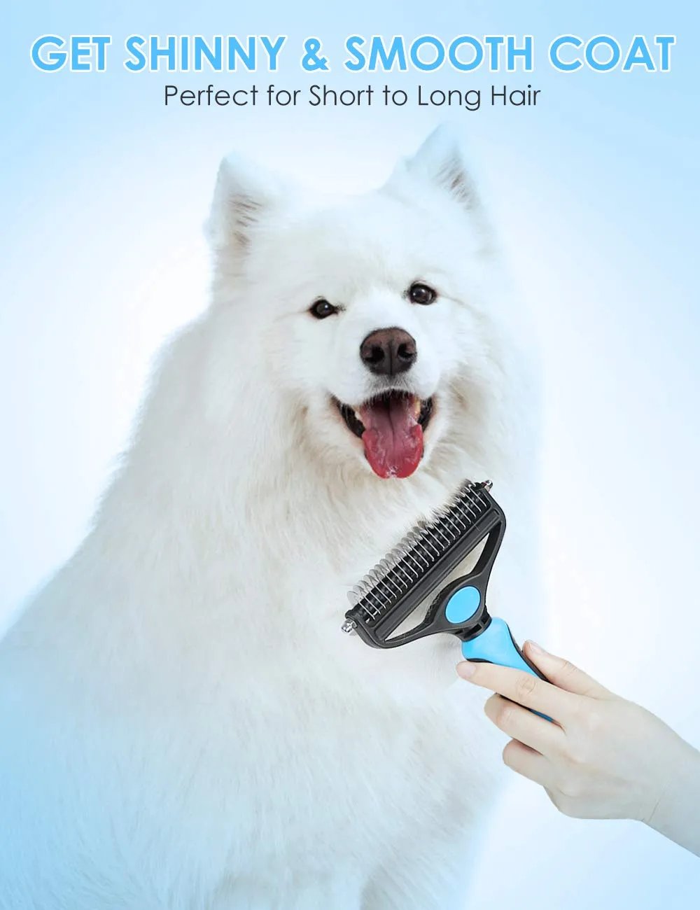 🏆 Professional Detangling Tool For Dogs And Cats – Gentle On Skin✂️🔥