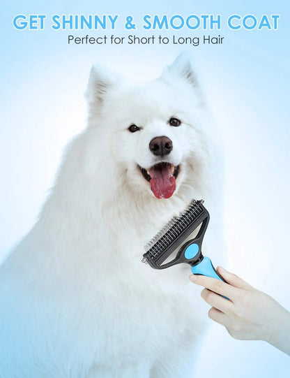 🏆 Professional Detangling Tool For Dogs And Cats – Gentle On Skin✂️🔥