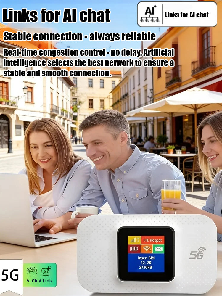 🌐Space-Link AI Satellite Terminal: Lifetime Free Unlimited High-Speed Wi-Fi