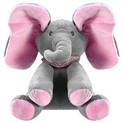 Interactive Peek-A-Boo Elephant Plush – Sings & Flaps Its Ears
