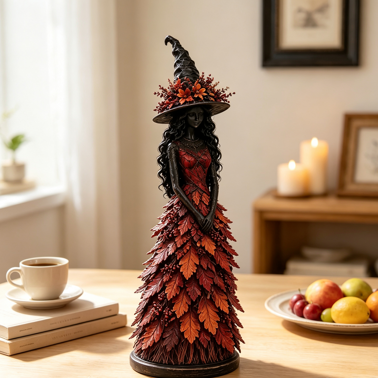 🔥LAST DAY 50% OFF - 🧙‍♀️Enchanted Autumn Witch Figurine (📦Buy 2 Free Shipping)