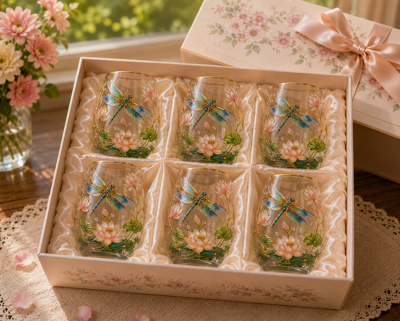 🧚‍♀️🐉 Limited Edition 2026 Faerie Dragon Glass Tea Cup ✨🌸
