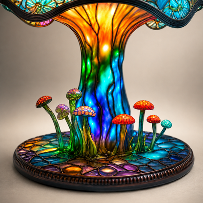 🍄 Tiffany-Style Mushroom Lamp ✨ Transform Any Space with Magical Glow