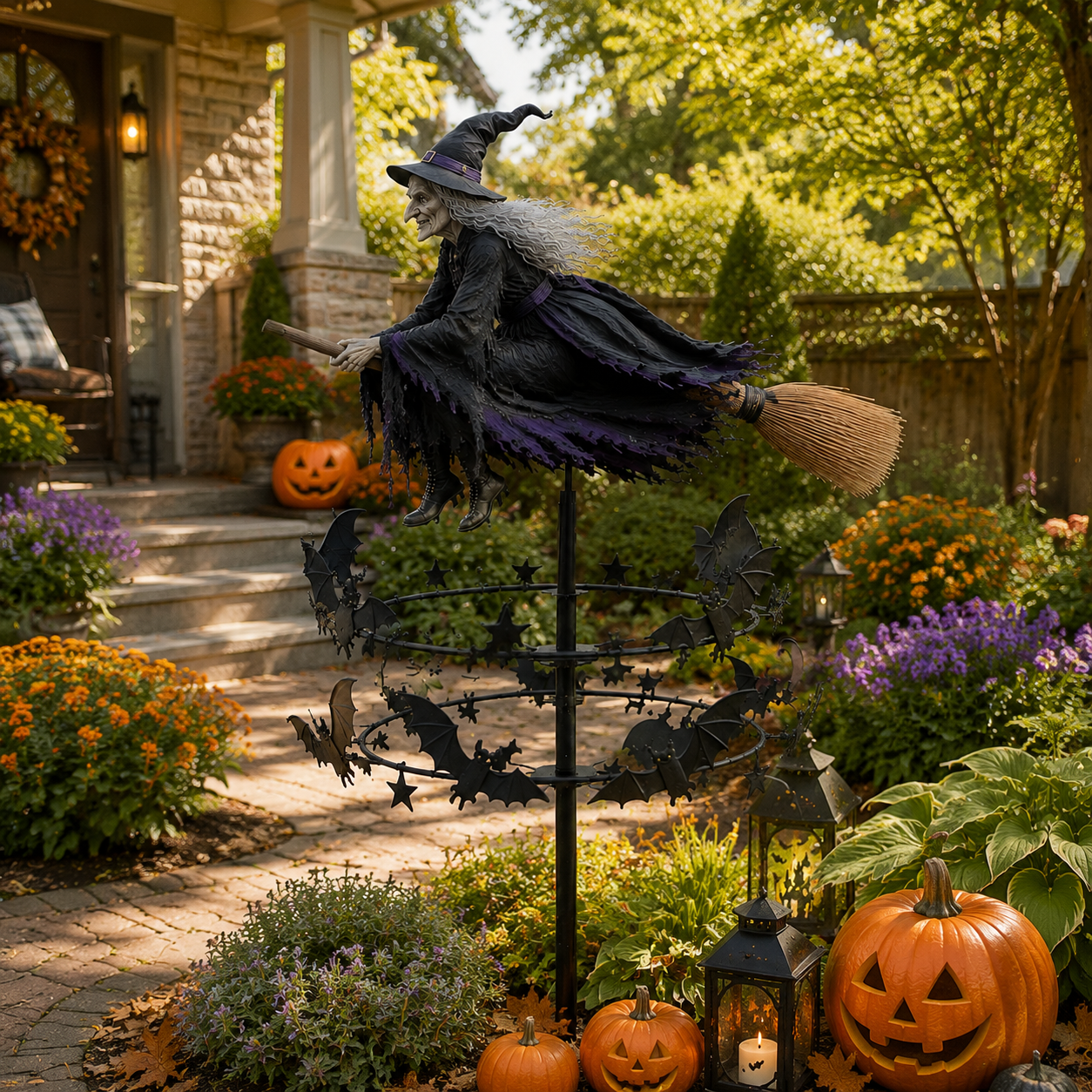 🔥 Limited time 70% OFF – 🧙‍♀️ The Enchanted Witch Garden Wind Spinner