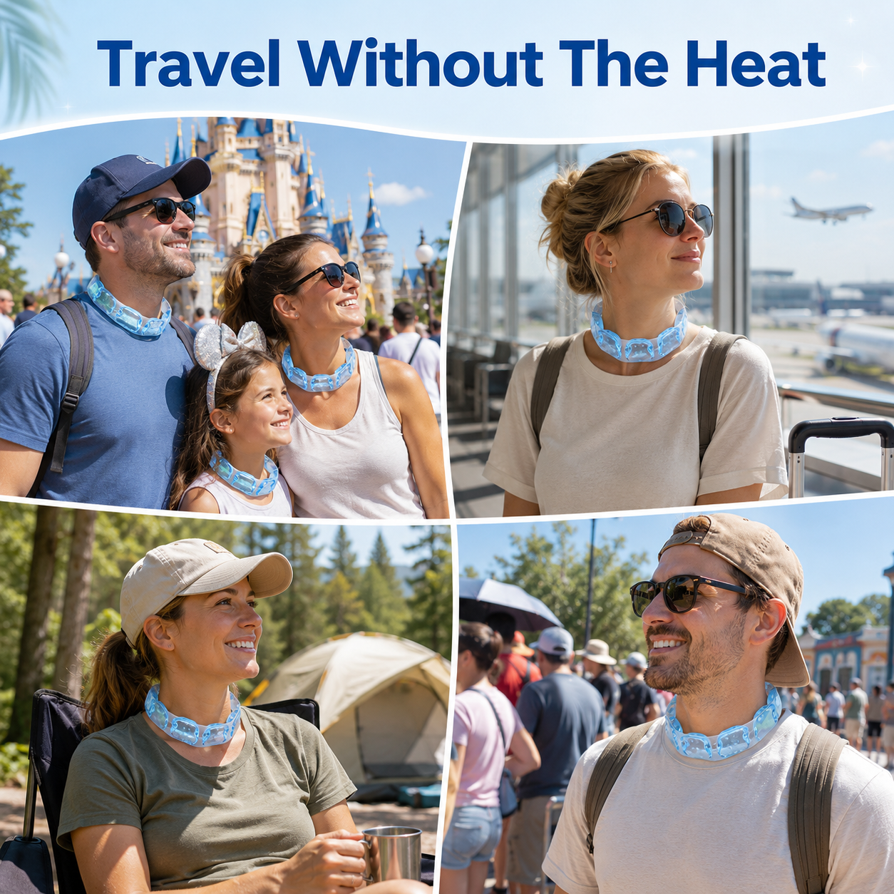 🔥 Limited 50% OFF Today! 💦 Family Cooling Neck Ring Set 🌊 Instant Chill Anywhere ✨ Reusable, Lightweight & No Charging Needed ❄️ Stay Cool All Summer Long!