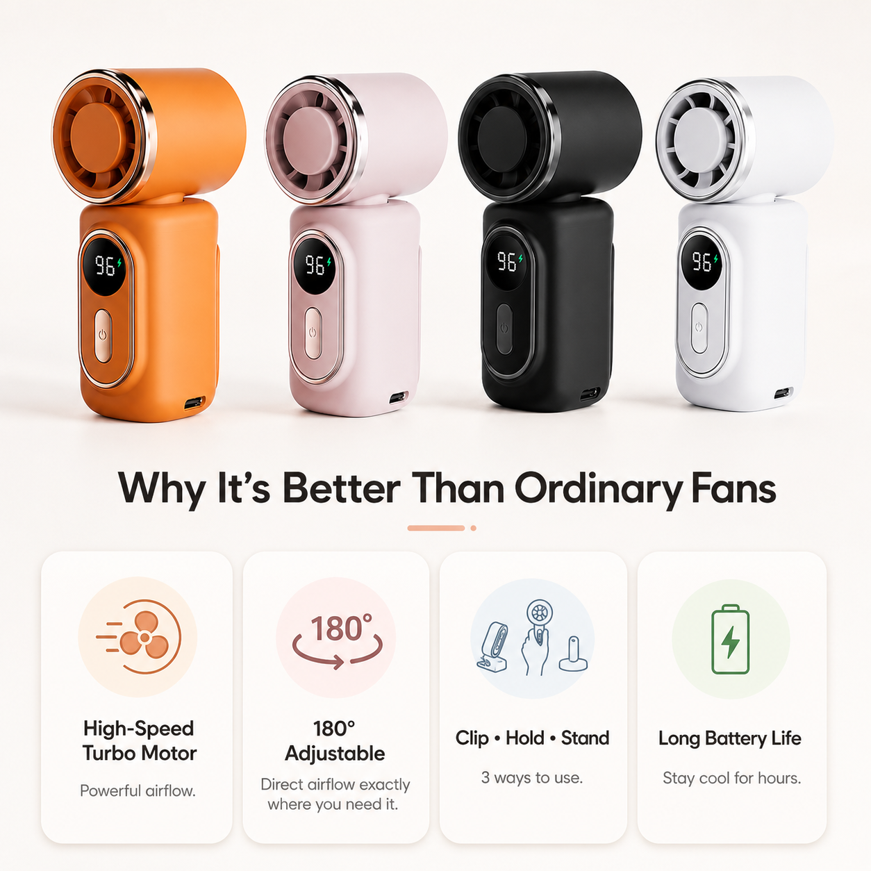 🔥Last Day 50% OFF💦Summer Heat? 💦✨Clip On Instant Cooling Anywhere✨