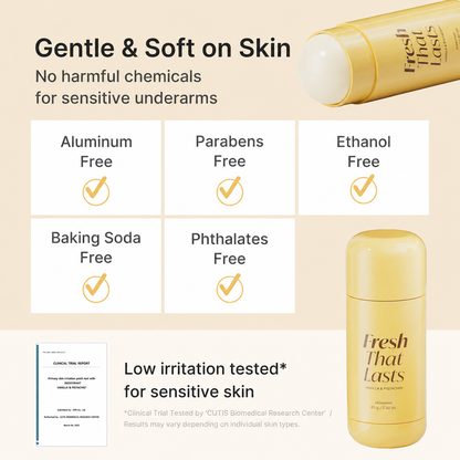Vanilla & Pistachio Deodorant – 24H Odor Protection, Aluminum-Free, Brightens & Smooths Underarms with Kojic Acid & Turmeric