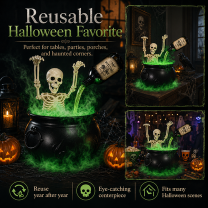 💥New Arrival | Skeleton Potion Witches Cauldrons