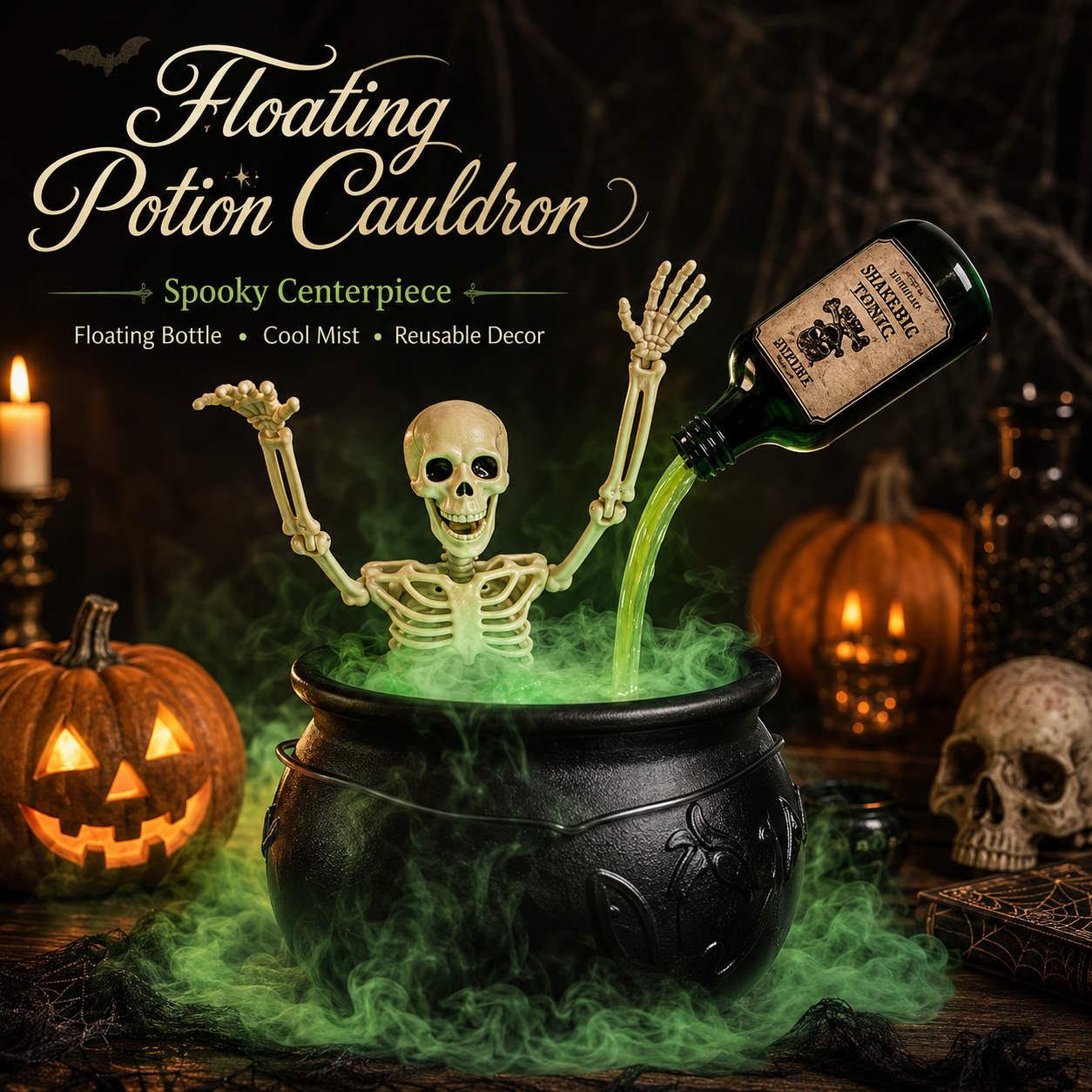 💥New Arrival | Skeleton Potion Witches Cauldrons