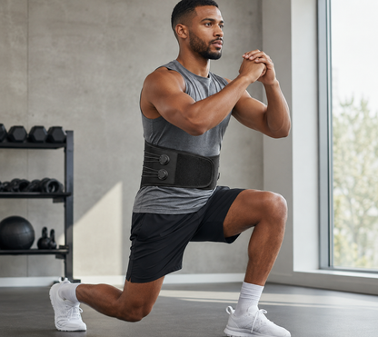 🧘Adjustable Lumbar Support Belt – Lower Back Brace💪