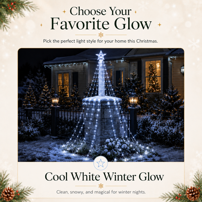 🔥Limited 50% OFF✨Outdoor Star Tree Lights🌟 – 🌈A Magical Light Show For Your Yard, Patio & Garden🌈