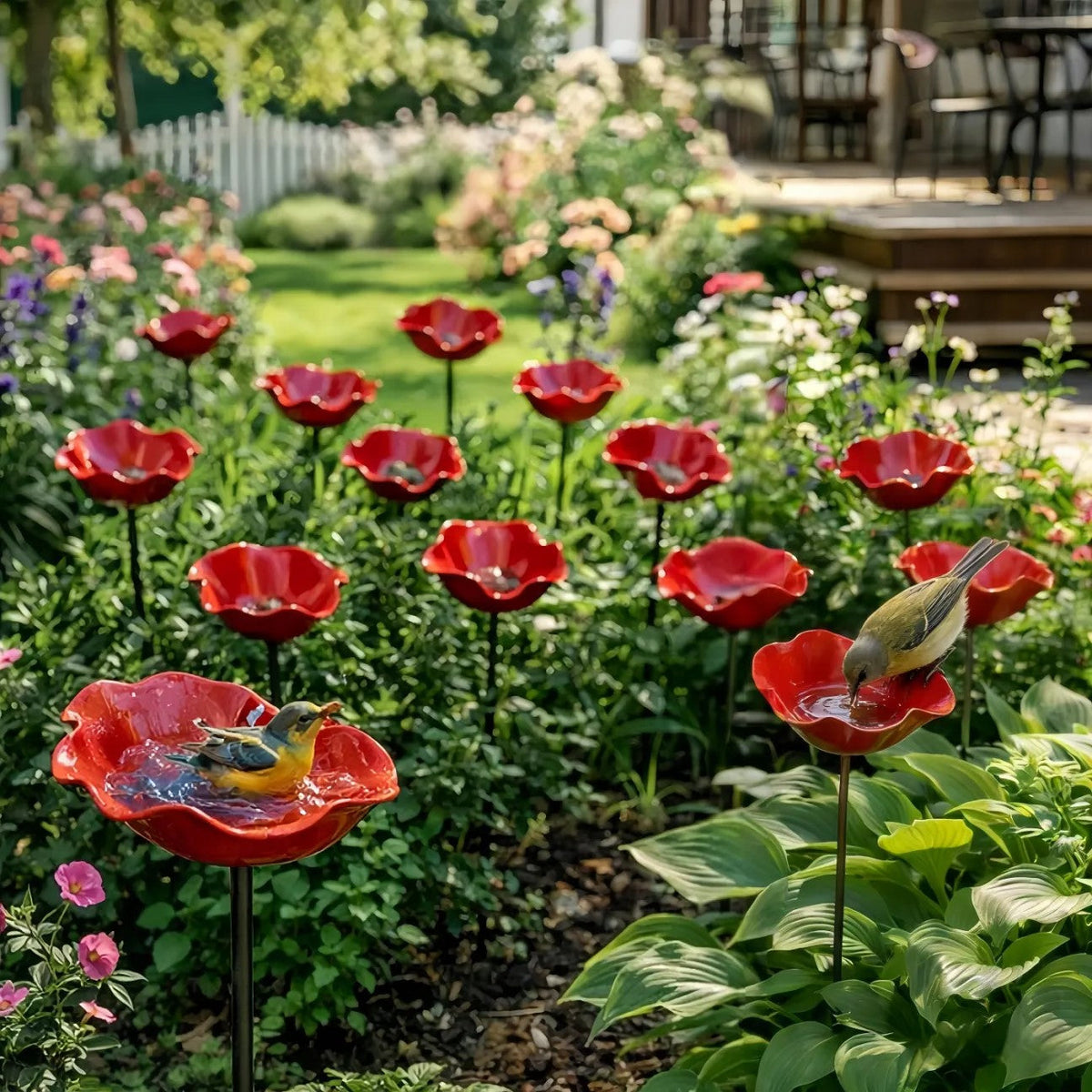 🐝 Pollinator-Friendly Flower Bird Bath – Your Garden’s New Must-Have