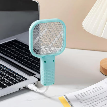 🚫🦟2-in-1 USB Mosquito Swatter & Mosquito Trap Lamp 🦟🚫Mini USB Electric Mosquito Killer Trap