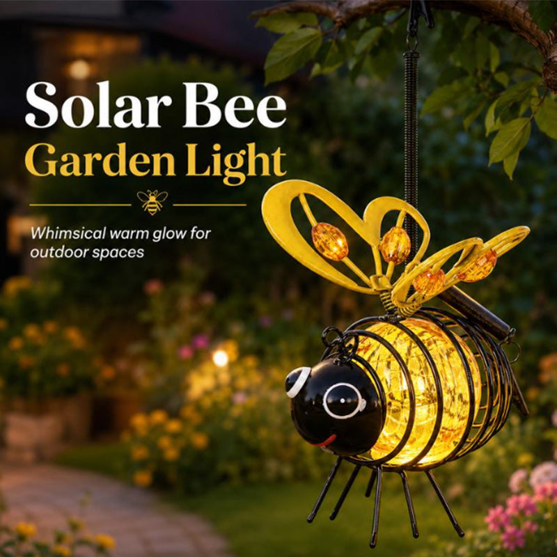 🌙🍃🪴 LIMITED-TIME 55% OFF! Hanging Solar Bee Light – Spread Joy Day and Night 🌞🌜