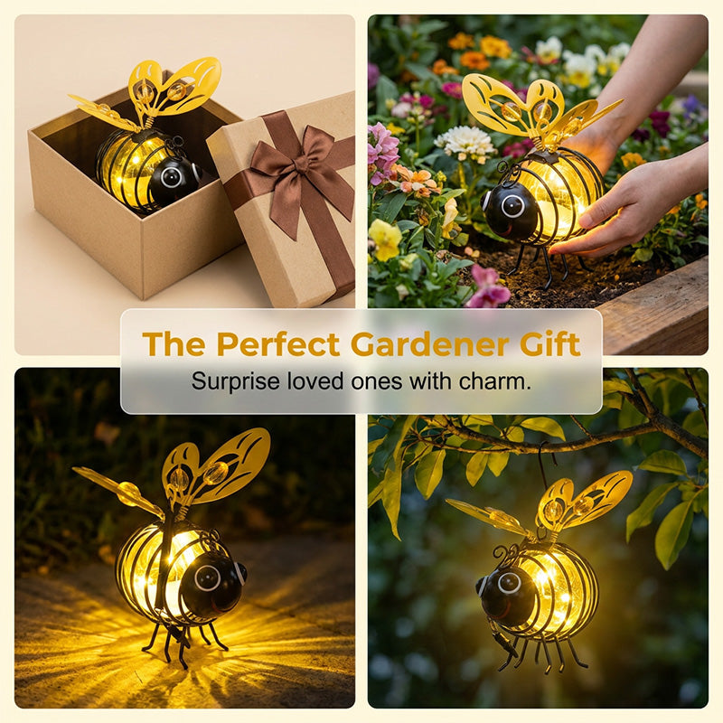 🌙🍃🪴 LIMITED-TIME 55% OFF! Hanging Solar Bee Light – Spread Joy Day and Night 🌞🌜