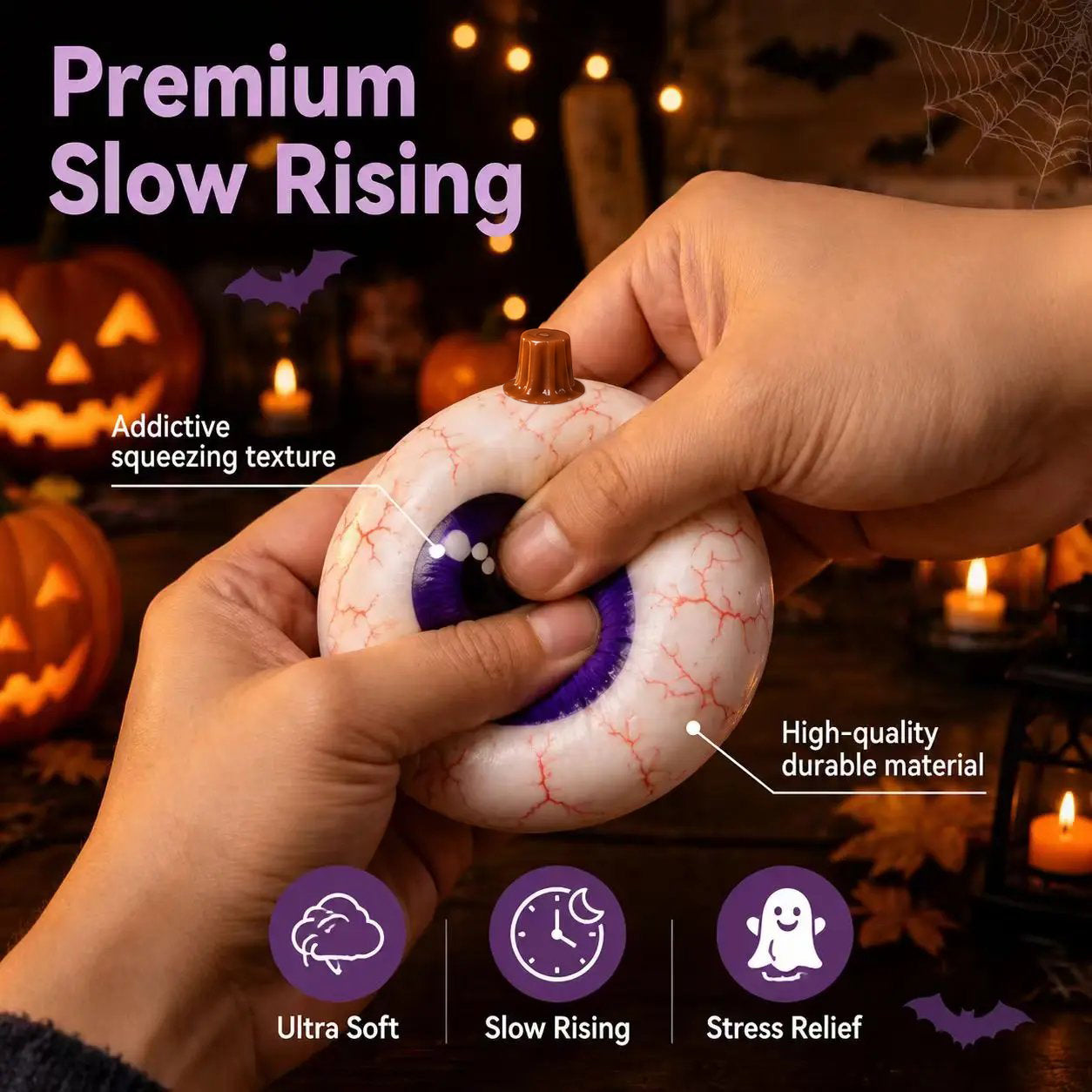 🎃🎃🎃👻 Last Day 50% OFF – Cute Halloween Ghost Squishy 👻 | Your New Little Spooky Buddy🖐️