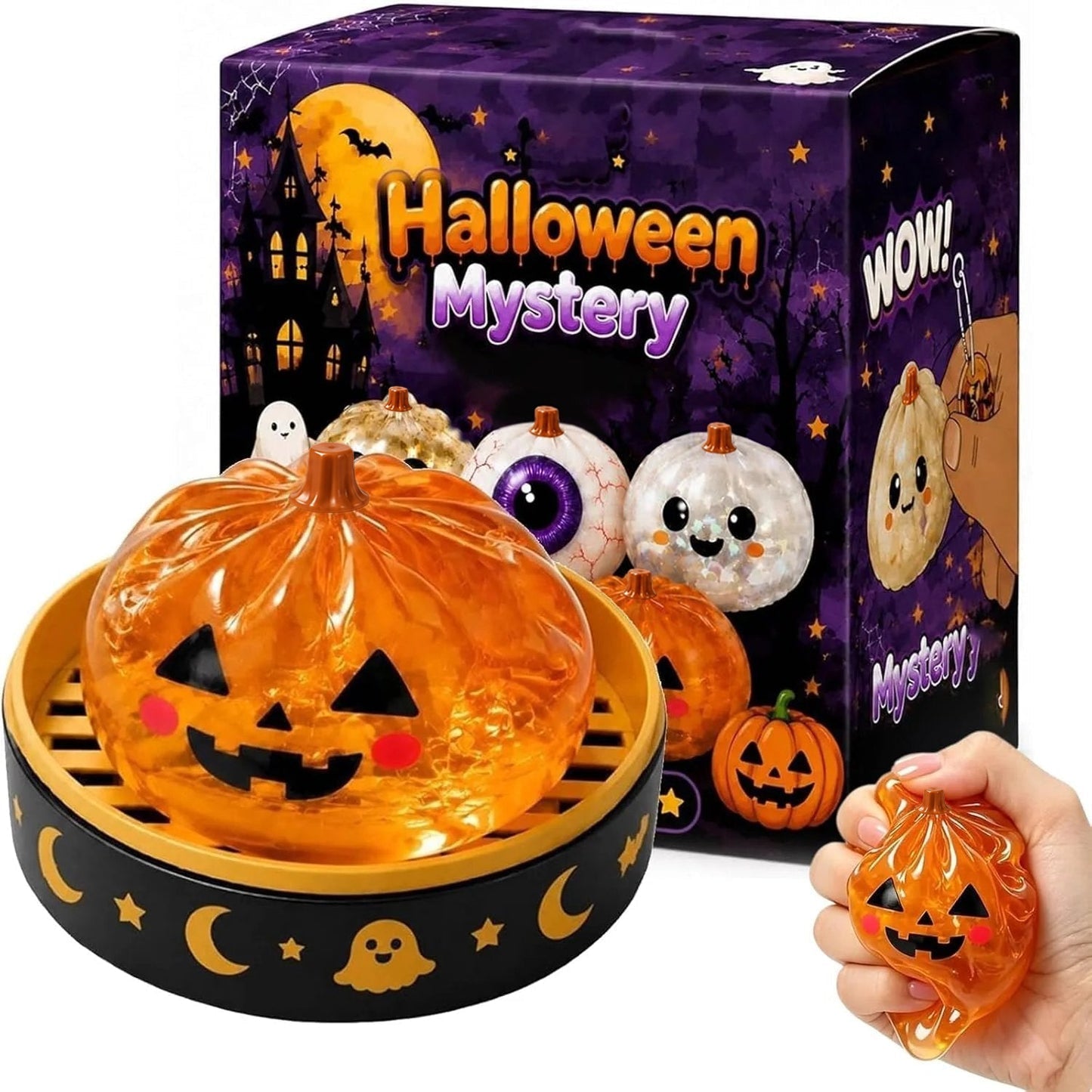 🎃🎃🎃👻 Last Day 50% OFF – Cute Halloween Ghost Squishy 👻 | Your New Little Spooky Buddy🖐️
