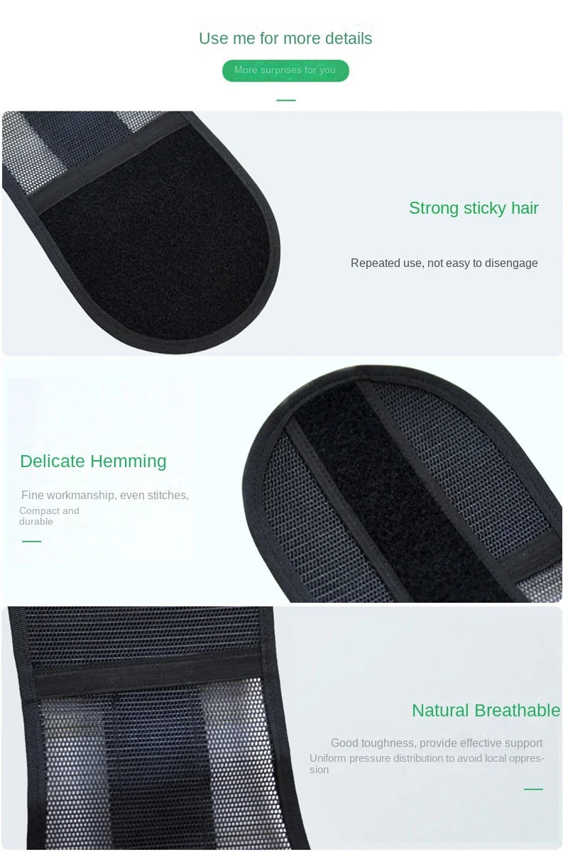 🧘Adjustable Lumbar Support Belt – Lower Back Brace💪
