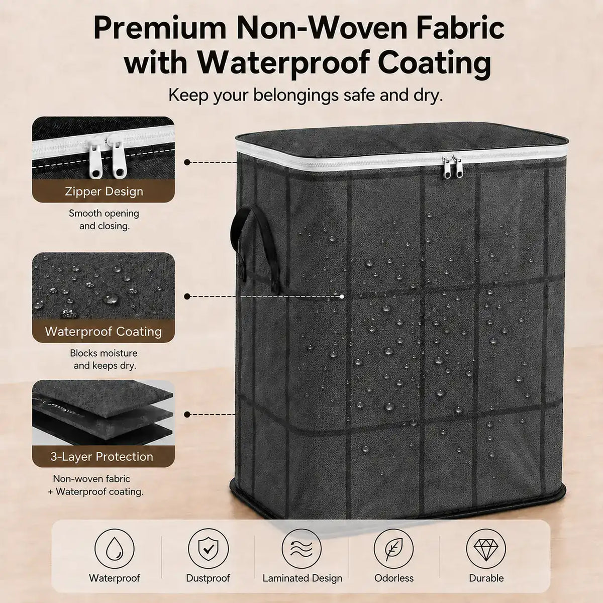 🔥 LIMITED-TIME 50% OFF –180L Foldable XXL Storage Bag for Clothes & Bedding