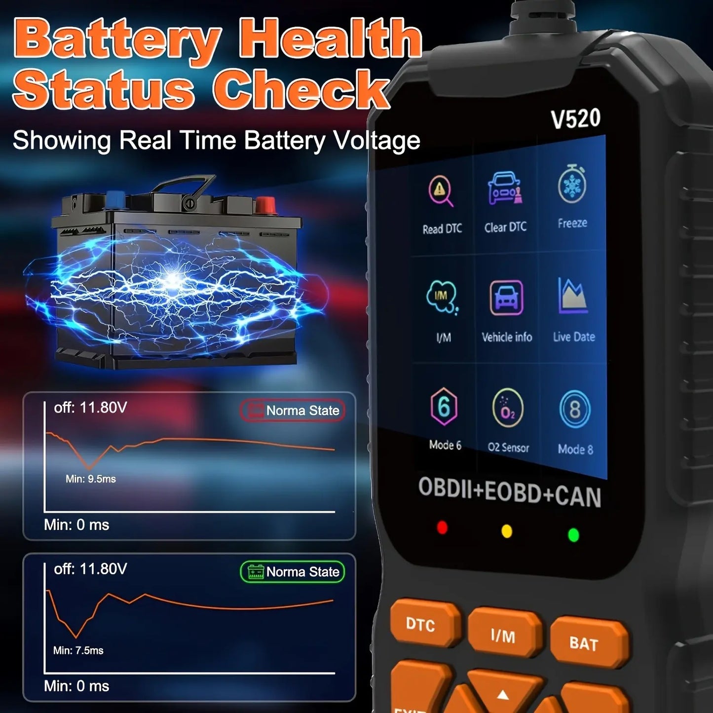 🔥 Limited-Time 50% OFF | 2026 V520 OBD2 Scanner – Live Data & Engine Code Reader