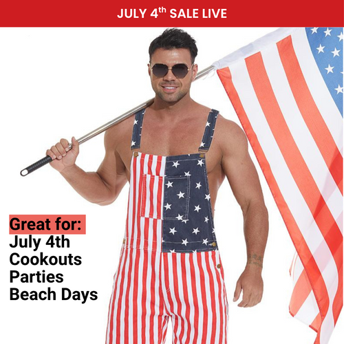 🗽Last Day 50% OFF🔥American Flag Overalls Shorts